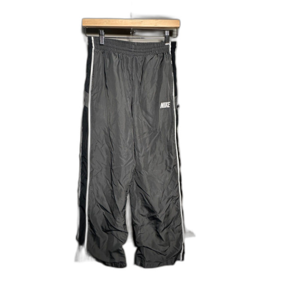 Nike Track Pants Kids Large Gray Retro Athletic Pants - Picture 2 of 10